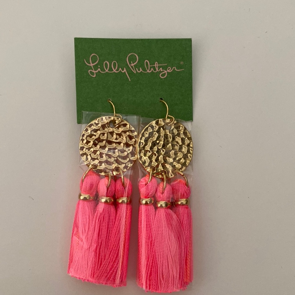 New Lilly Pulitzer tassel earrings